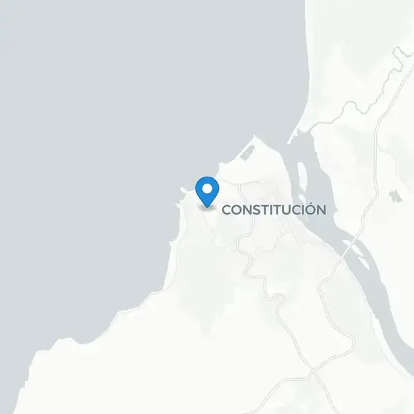 Mapa de Constitución, Maule (ubicación aproximada)